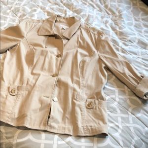 Charter Club beige jacket size xl